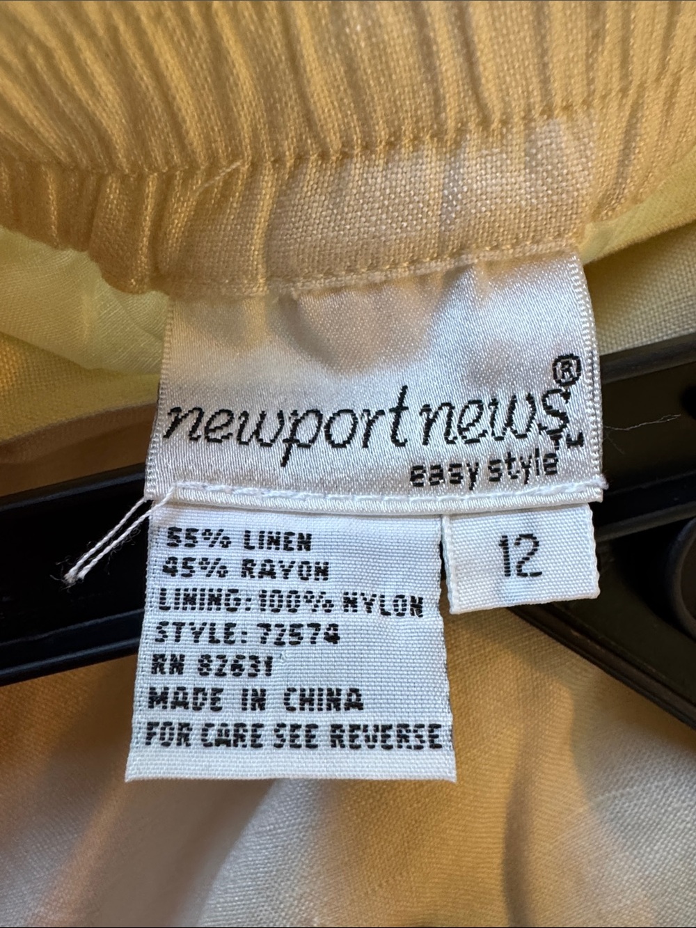Vintage Newport News Two-Piece Dress with Pink Floral Embroidery - Picture 9 of 9